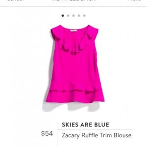 Zacary Ruffle Trim Blouse